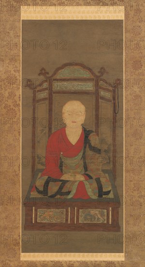 Priest in Meditation, 15th century. Creator: Unknown.
