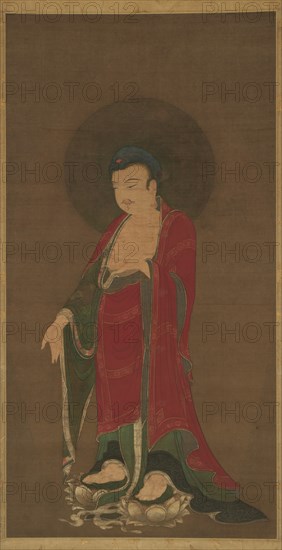 Buddha Amitabha Descending from His Pure Land, late 13th century. Creator: Unknown.