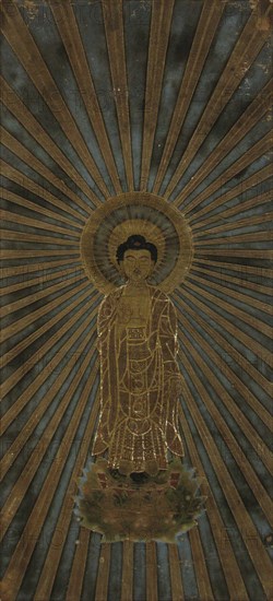 Amida Manifesting in the Dharma-body of Expedient Means, 18th century. Creator: Unknown.
