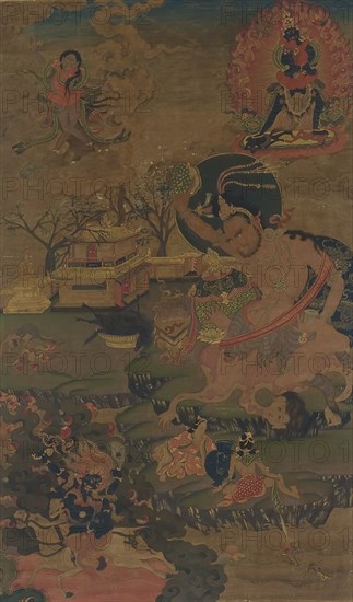 Mahasiddha Damarupa, 18th century. Creator: Unknown.