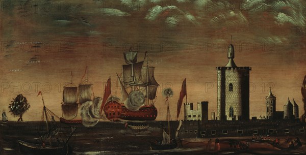 Seascape Fantasy, 1770-1800. Creator: Unknown.