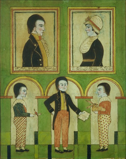 The Abraham Pixler Family, ca. 1815. Creator: Unknown.