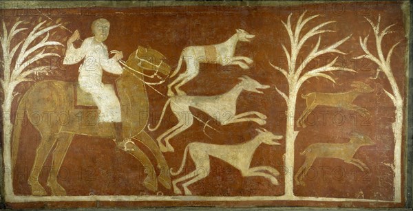 Hunting Scene, first half 12th century (possibly 1129-34). Creator: Unknown.