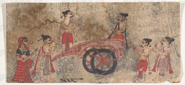 Disputations on a Chariot, 1650-60. Creator: Unknown.