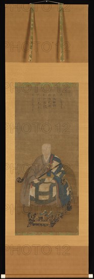 Portrait of Kyuzan Soei, 17th century. Creator: Unknown.