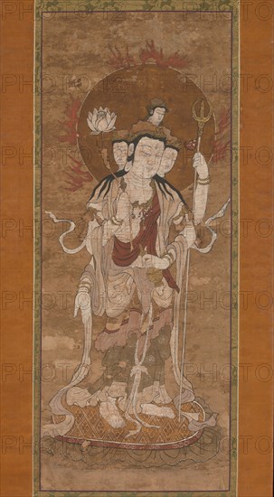 One of the Twelve Devas: Bonten, 14th century. Creator: Unknown.