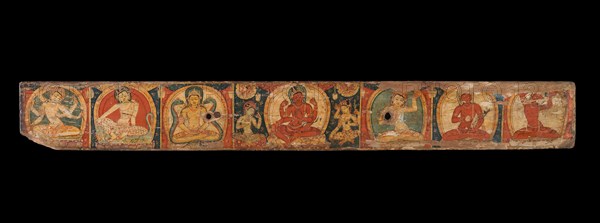 Manuscript Cover with Avalokiteshvara (The Bodhisattva of Infinite Compassion), 12th century. Creator: Unknown.