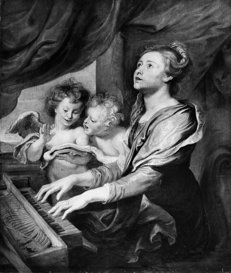 Saint Cecilia. Creator: Abraham Jansz van Diepenbeeck.