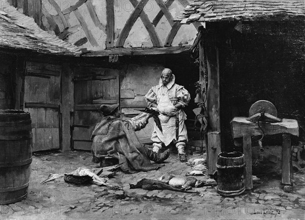 Choosing the Dinner, 1872. Creator: Louis Leloir.