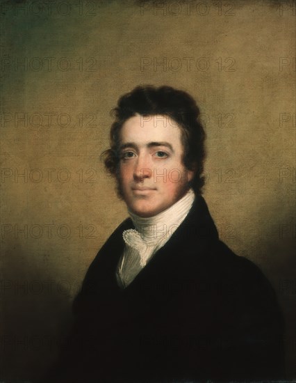 Augustus Washington Clason, ca. 1820. Creator: John Wesley Jarvis.