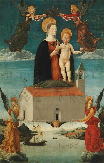 The Translation of the Holy House of Loreto, ca. 1510. Creator: Saturnino Gatti.