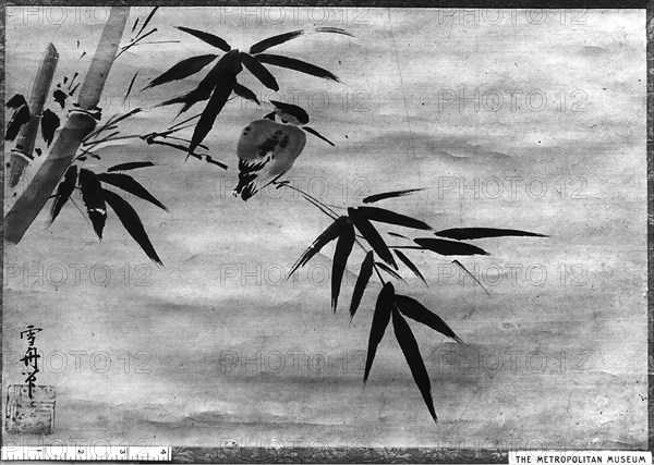 Bird and Bamboo. Creator: Sesshû Toyô.