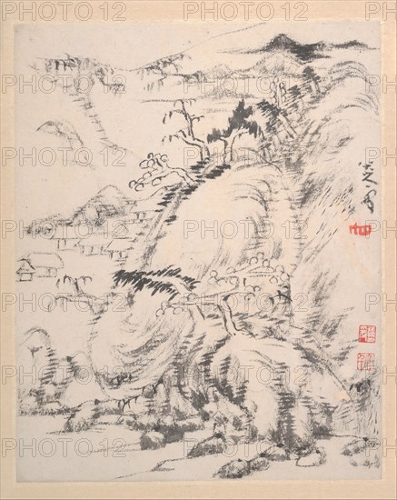 Landscape album, dated 1699. Creator: Bada Shanren.