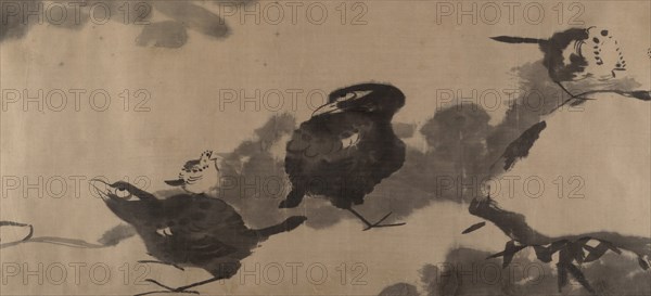 Birds in a lotus pond, ca. 1690. Creator: Bada Shanren.