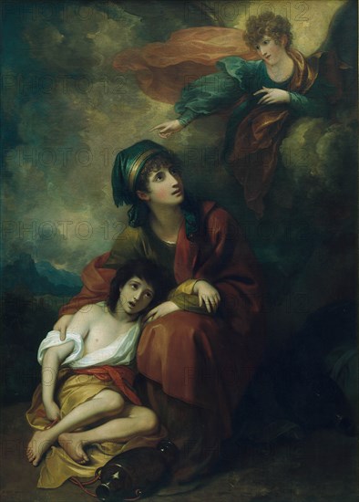 Hagar and Ishmael, 1776, reworked 1803. Creator: Benjamin West.