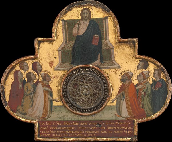 Christ Enthroned with Saints, ca. 1325. Creator: Bernardo Daddi.