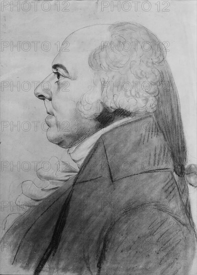 John Adams, 1800-1801. Creator: Charles Balthazar Julien Févret de Saint-Mémin.