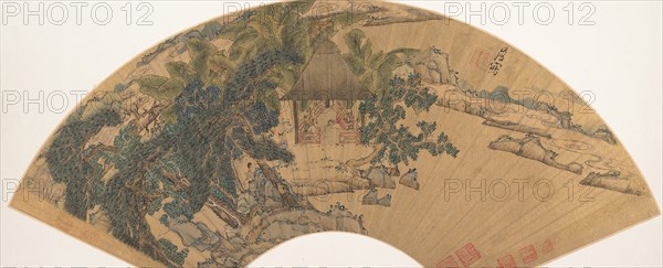 Landscape, mid-17th century. Creator: Chen Hongshou.