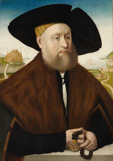 Heinrich(?) vom Rhein zum Mohren (1477-1536), late 1520s. Creator: Copy after Conrad Faber von Creuznach.