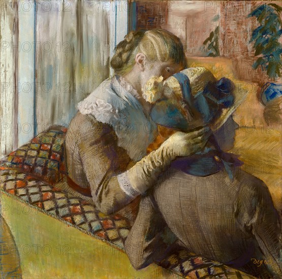 At the Milliner's, 1881. Creator: Edgar Degas.