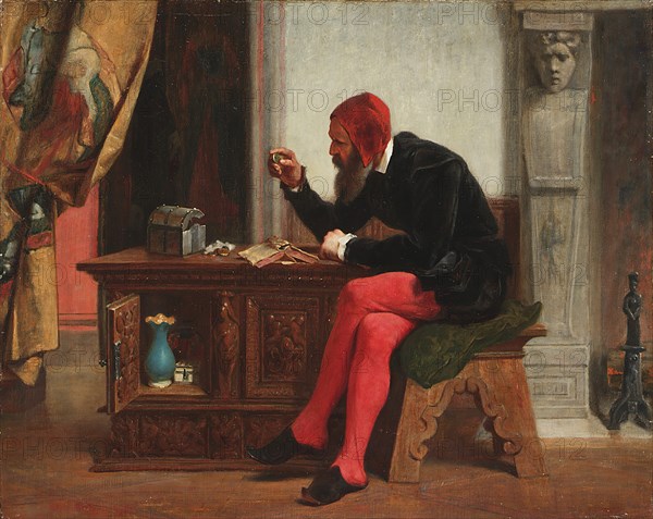 The Antiquary, 1855. Creator: Edwin White.