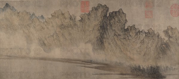 Cloudy Mountains, ca. 1360-70. Creator: Fang Congyi.