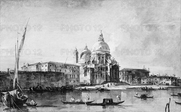 Santa Maria della Salute, mid- to late 1760s. Creator: Francesco Guardi.