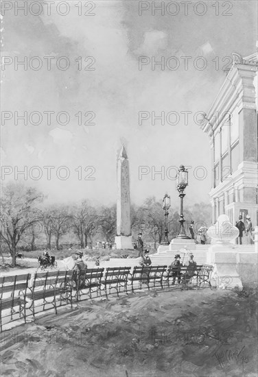 Cleopatra's Needle, 1895. Creator: Frank Crane.