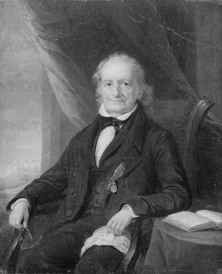 William Popham, ca. 1845. Creator: George Linen.