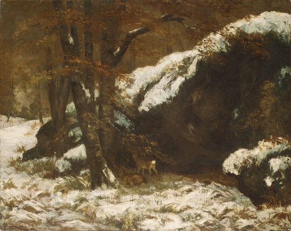 The Deer, ca. 1865. Creator: Gustave Courbet.