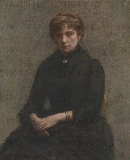 Portrait of a Woman, 1885. Creator: Henri Fantin-Latour.