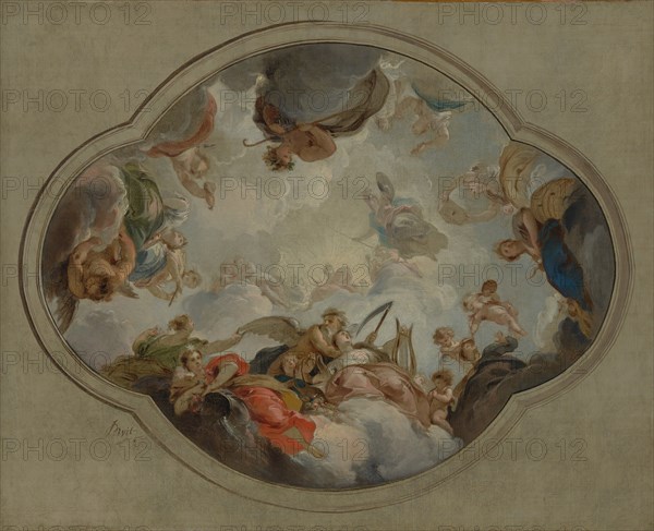 Allegory of the Arts, 1742. Creator: Jacob de Wit.