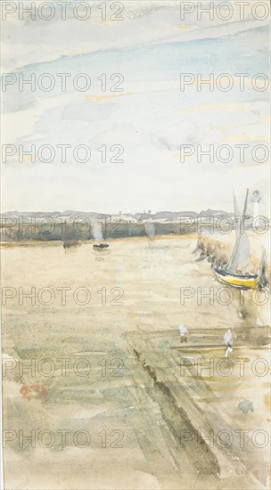 Scene on the Mersey. Creator: James Abbott McNeill Whistler.