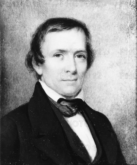 Portrait of a Gentleman, 1840-50. Creator: James Reid Lambdin.