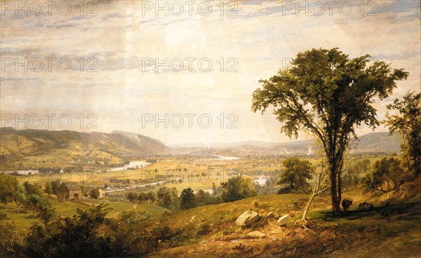 Wyoming Valley, Pennsylvania, 1864. Creator: Jasper Francis Cropsey.