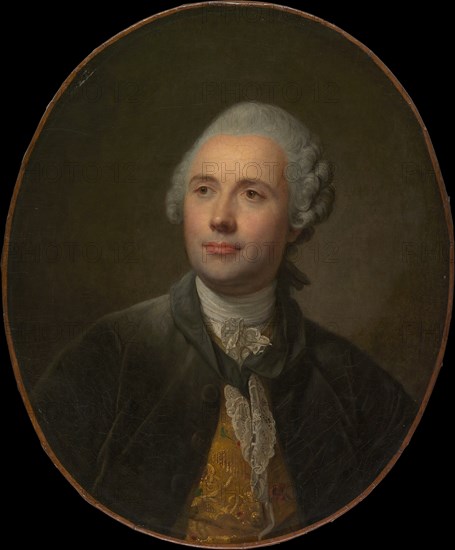 Jean Jacques Caffiéri (1725-1792), ca. 1765. Creator: Jean-Baptiste Greuze.