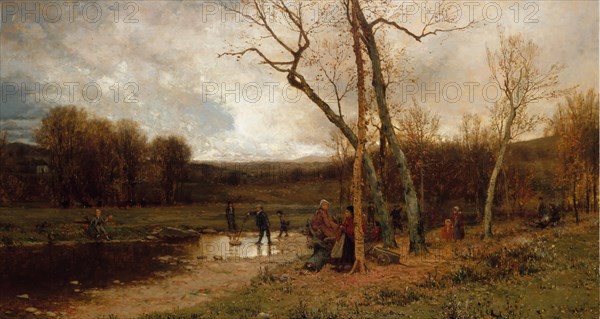 Saturday Afternoon, 1875. Creator: Jervis McEntee.