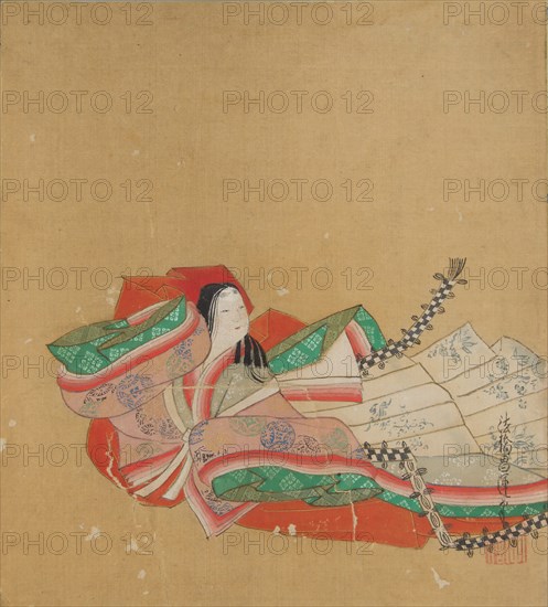 Immortal Poet, 17th century. Creator: Kano Shoun.