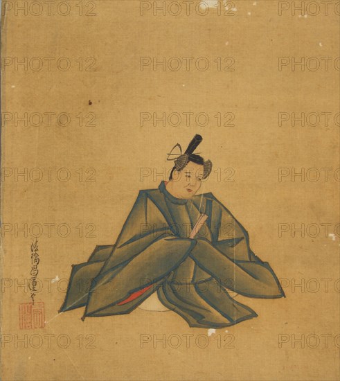 Immortal Poet, 17th century. Creator: Kano Shoun.