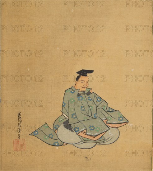 Immortal Poet, 17th century. Creator: Kano Shoun.