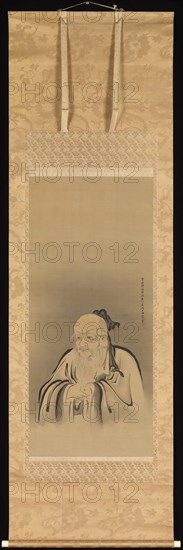 Portrait of Emperor Shennong, 1665. Creator: Kanô Tan'yû.