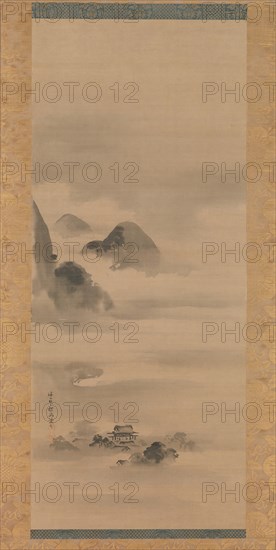 Landscape in Moonlight, after 1662. Creator: Kanô Tan'yû.