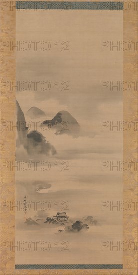 Landscape in Moonlight, after 1662. Creator: Kanô Tan'yû.