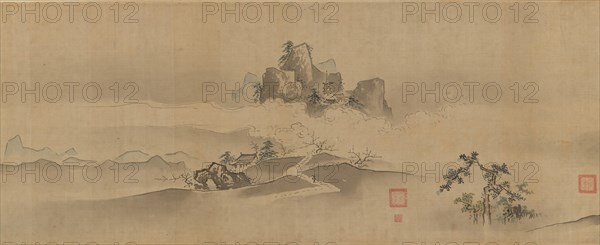 Landscape of China: Eight Views of the Xiao and Xiang Rivers, 17th-18th century. Creator: Kanô Yôboku Tsunenobu.