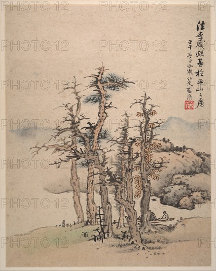 Landscapes after Song and Yuan masters, 1642. Creator: Lan Ying.