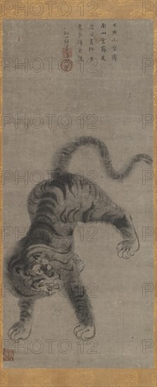 Tiger, early 18th century. Creator: Meiso.