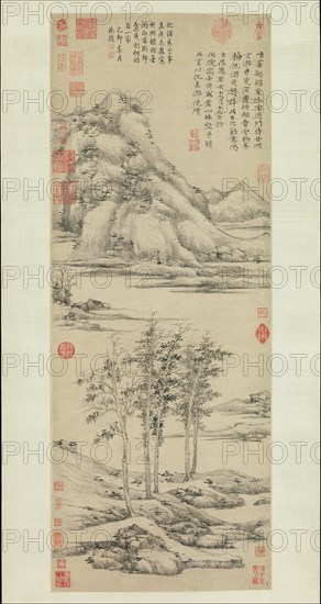 Woods and Valleys of Mount Yu, dated 1372. Creator: Ni Zan.
