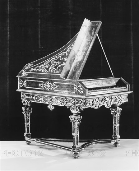 Harpsichord (part of a set), possibly 19th-20th century. Creator: Unknown.