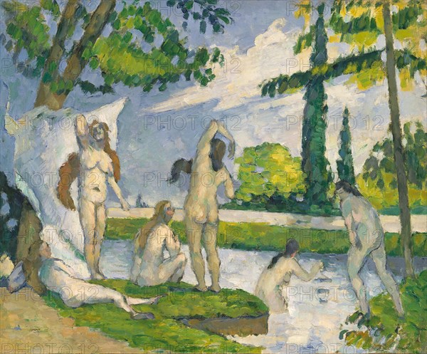 Bathers, 1874-75. Creator: Paul Cezanne.