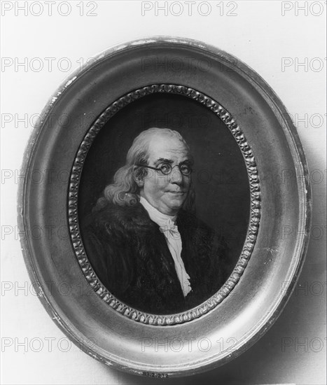 Portrait of Benjamin Franklin, 1776-1883. Creator: Unknown.